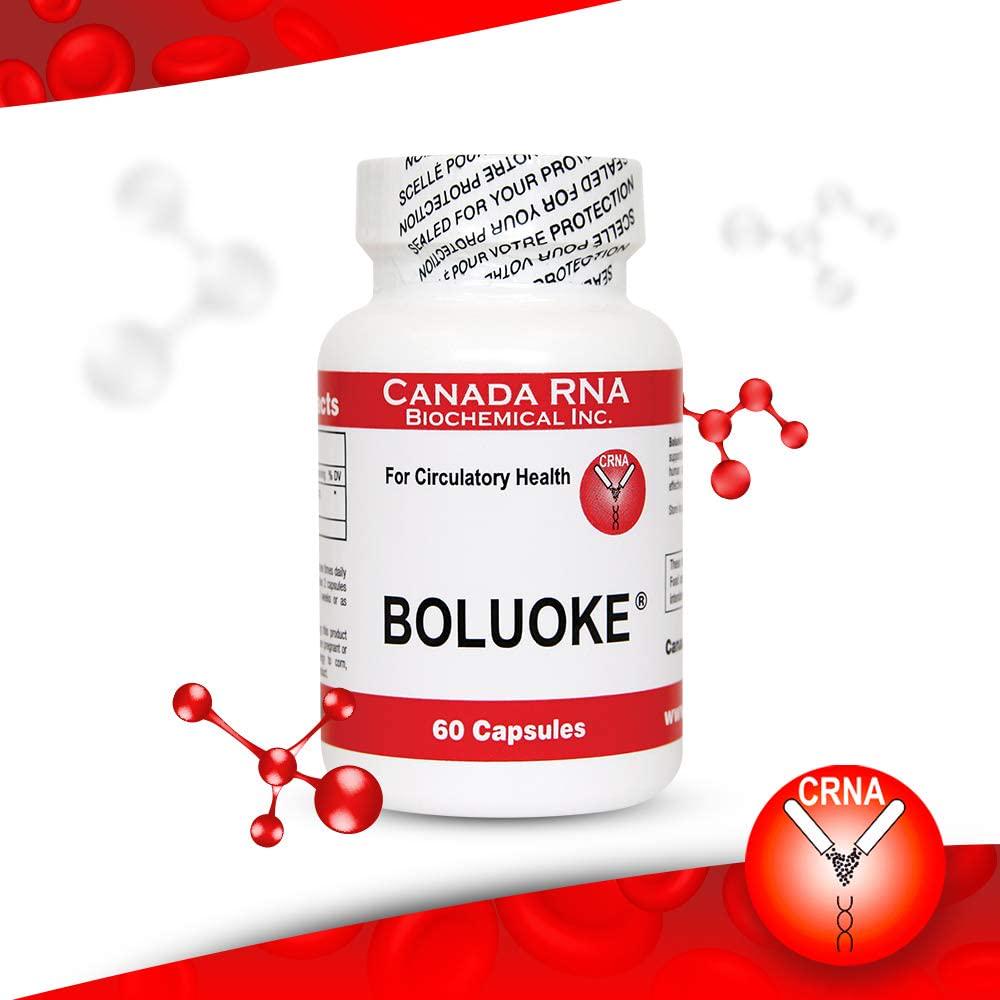 Boluoke (Lumbrokinase) for Circulatory Health Canada RNA, 60 caps