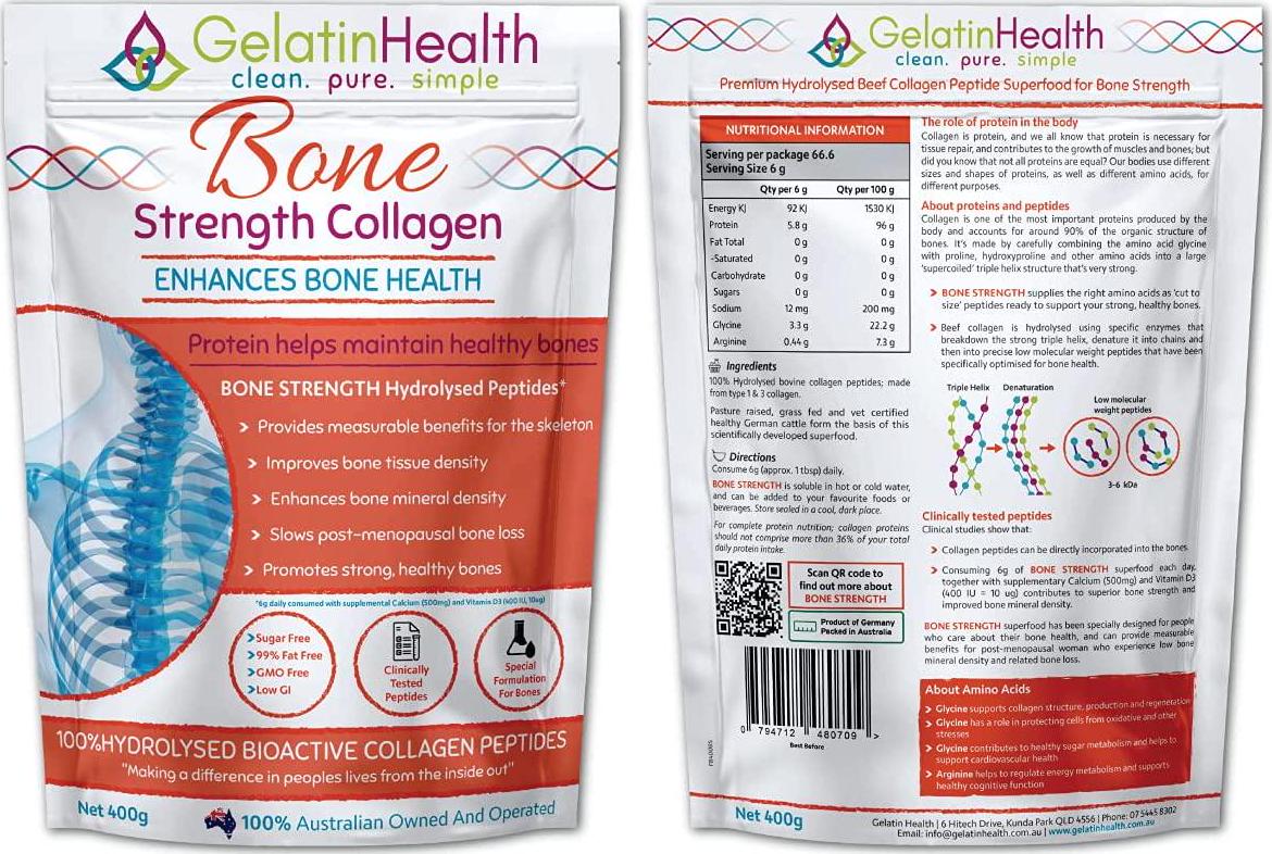 Bone strength 400 grams