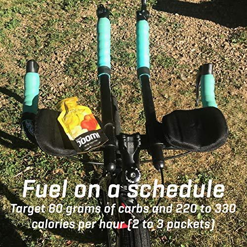 Boom Nutrition - Carb Boom Energy Gel - Fruit-Flavored Energy Gels - Workout Gel - Energy Gel for Cycling - Running Gel - Natural Energy Gel - Strawberry Kiwi (24 Pack)