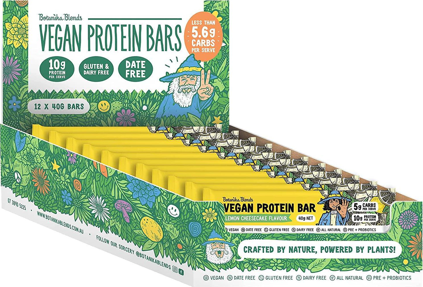 Botanika Blends Bars - Lemon Cheesecake CDU (12 x 40G)