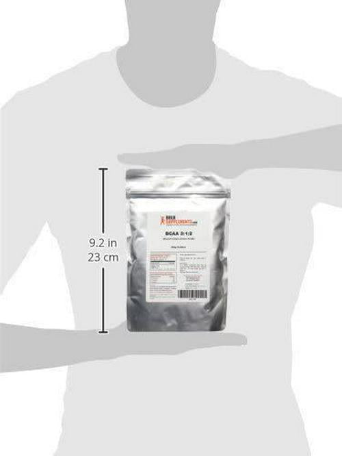 BulkSupplements.com BCAA 3:1:2 (Branched Chain Amino Acids) Powder - BCAAs Amino Acids - Amino Acids Supplement - BCAA Powder - Muscle Building Supplements - Vegan Pre Workout (250 Grams - 8.8 oz)