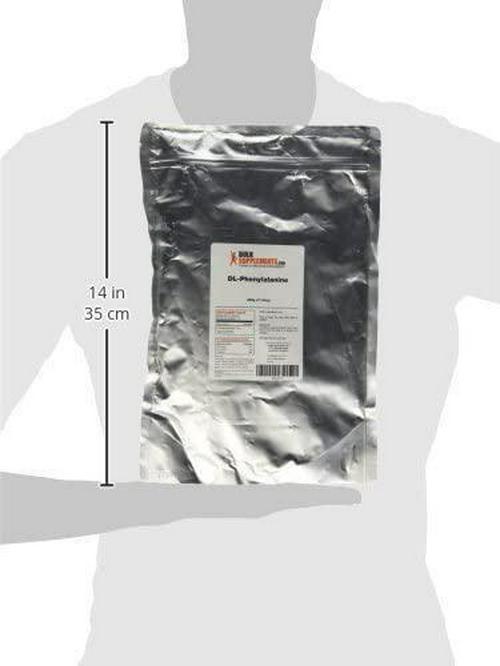 BulkSupplements.com DL-Phenylalanine Powder - DLPA Supplements - Brain Supplements for Memory and Focus - Brain Booster Supplement For Focus, Memory, Clarity, Energy (500 Grams - 1.1 lbs)