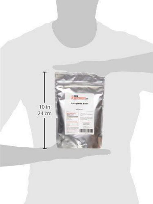 BulkSupplements.com L-Arginine Base - Nitric Oxide Supplement - L Arginine Supplement - Nitric Oxide Powder - L-Arginine Nutritional Supplements - L Arginine Powder (250 Grams - 8.8 oz)