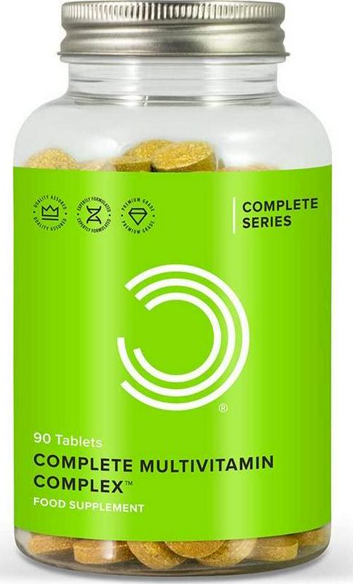 Bulk Complete Multivitamin Complex Tablets, Pack of 90, Packaging May Vary