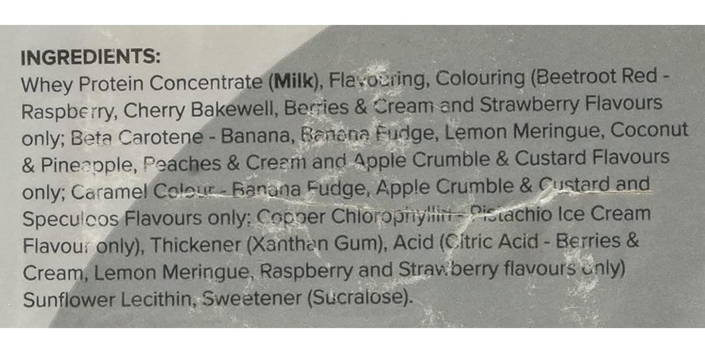 Bulk Pure Whey Protein Powder Shake, Coconut and Pineapple, 1 kg, Packaging May Vary