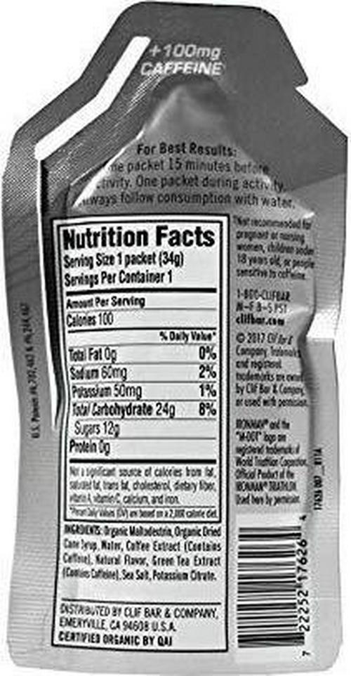 CLIFBAR Clif Shot Shot Gel Double Expresso Turbo, 24pk