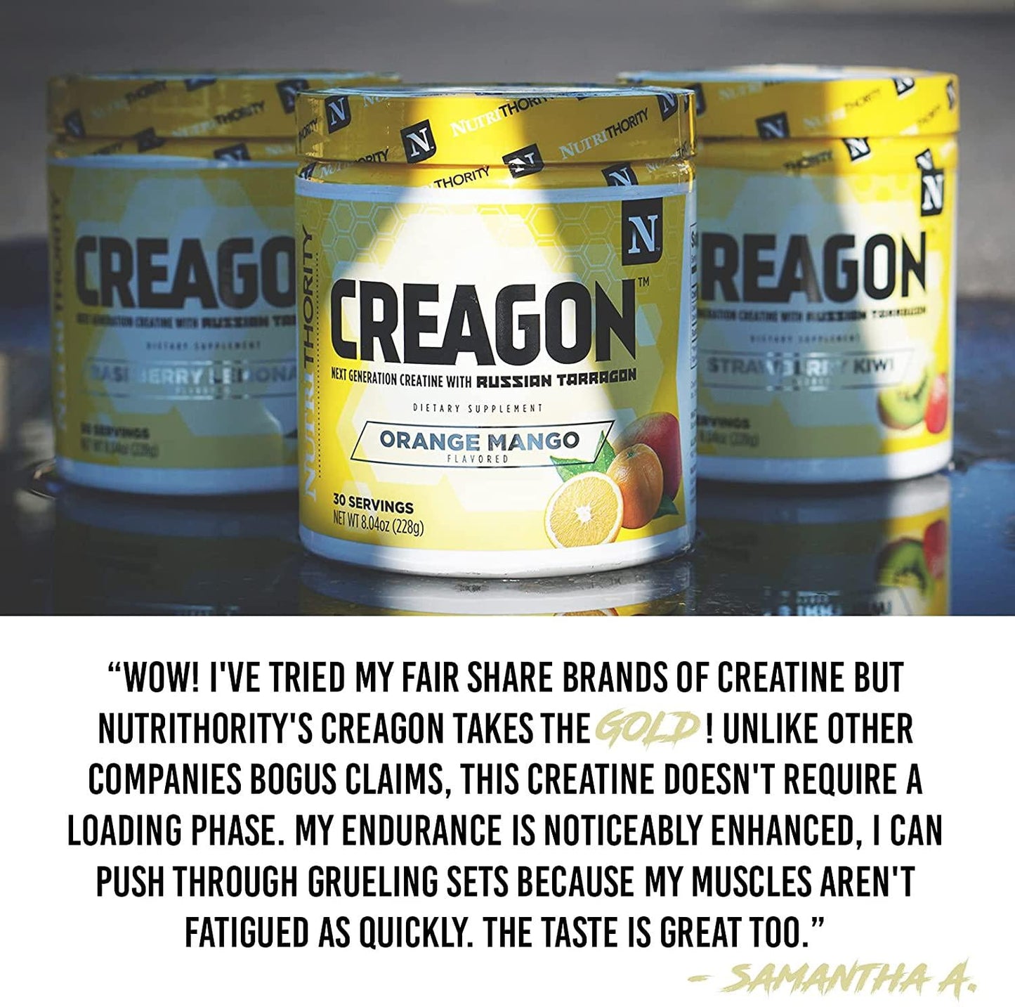 CREAGON-Next Generation Creatine with Russian Tarragon (Strawberry Kiwi)