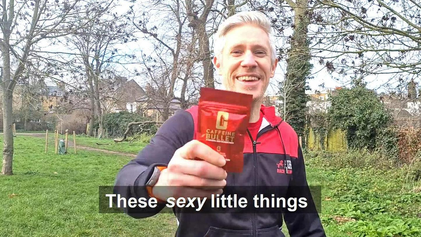 Caffeine Bullet 4 Mint Caffeine Candies = 400mg Caffeine Kick, Faster Than Energy gels and Cycling Chews for a mid-Race Endurance Sports and Gaming Caffeinated Energy Boost