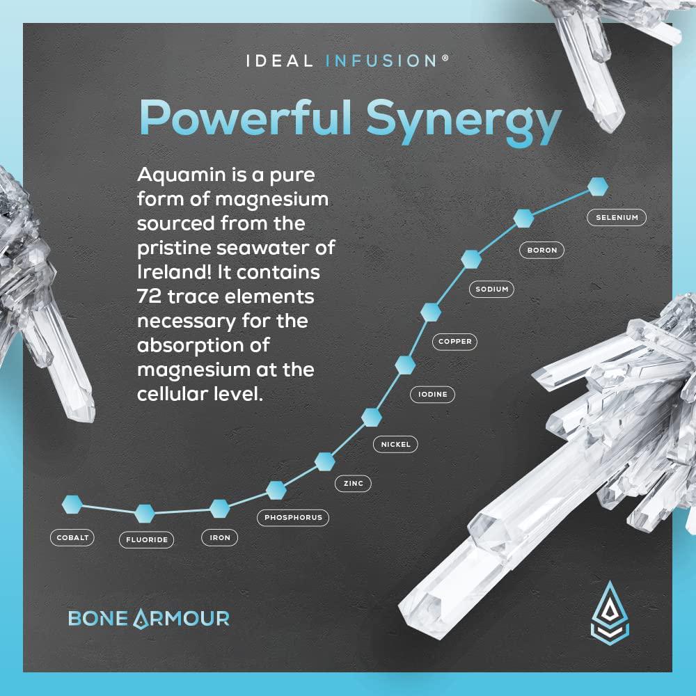 Calcium Free Bone Density Support: Bamboo Silica and Marine Magnesium for Bone Flexibility, Mineralization and Hip Joint Health - Vegan Vitamin D3, K1, K2 for Arterial Health (60 Servings)