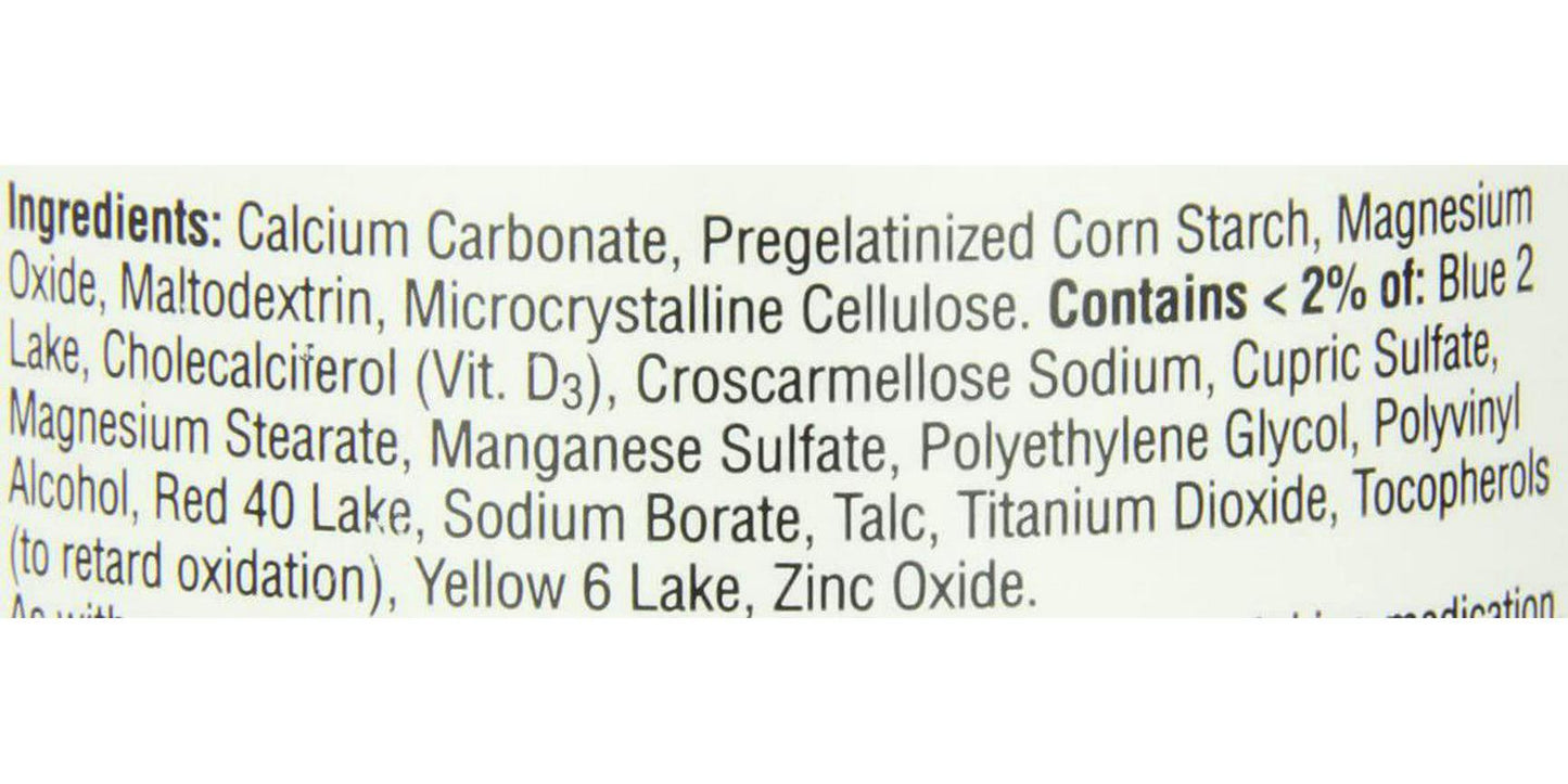 Caltrate Calcium and Vitamin D3 Supplement 600+D3 Plus Minerals Tablet, 600 mg (120 Count)