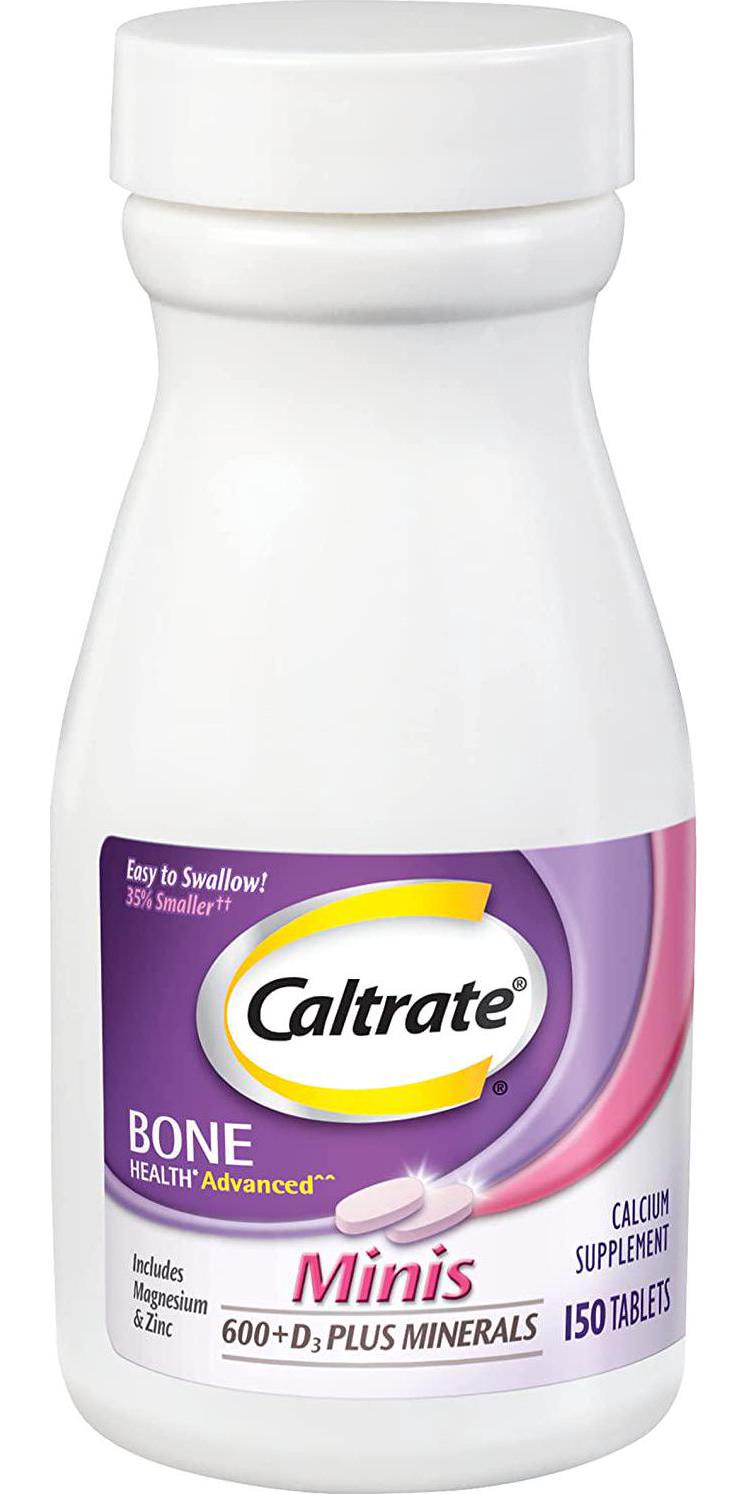 Caltrate Minis Calcium and Vitamin D3 Tablets 150 CT (PACK OF 2)