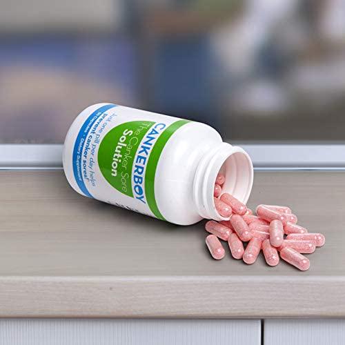 Cankerboy Canker Sore 2 Month Treatment with Vitamin B12 and L-Lysine to Reduce and Eliminate Recurring Canker sores 60 Count