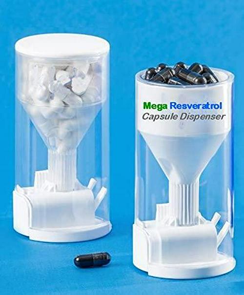 Capsules Dispenser (2 Pack). A Convenient Way to Dispense one Capsules.