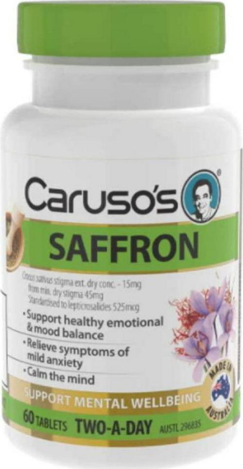 Caruso's Natural Health Saffron 60 Tablets