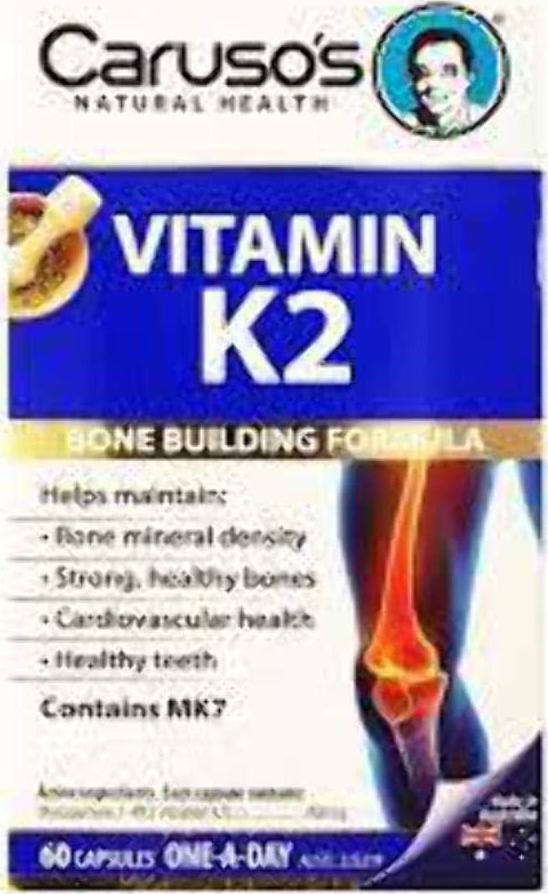 Caruso's Natural Health Vitamin K2 60 Capsules