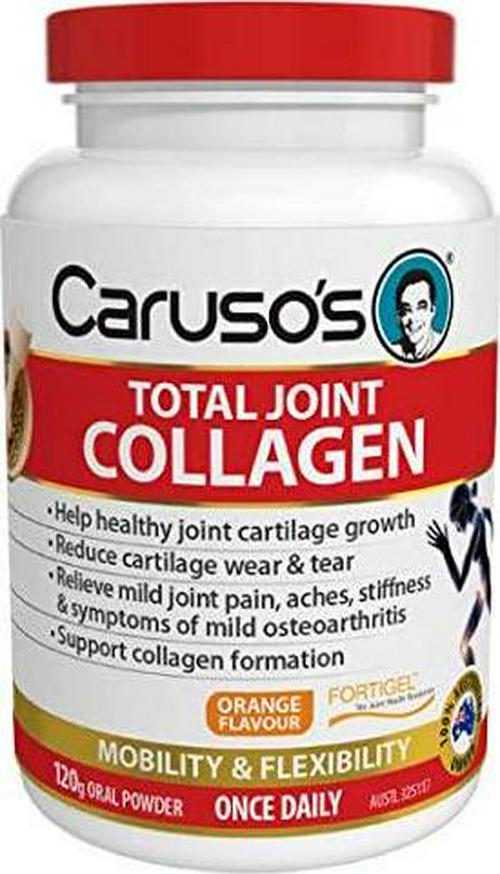 Caruso's Total Joint Collagen 120g Oral Powder - Orange Flavour