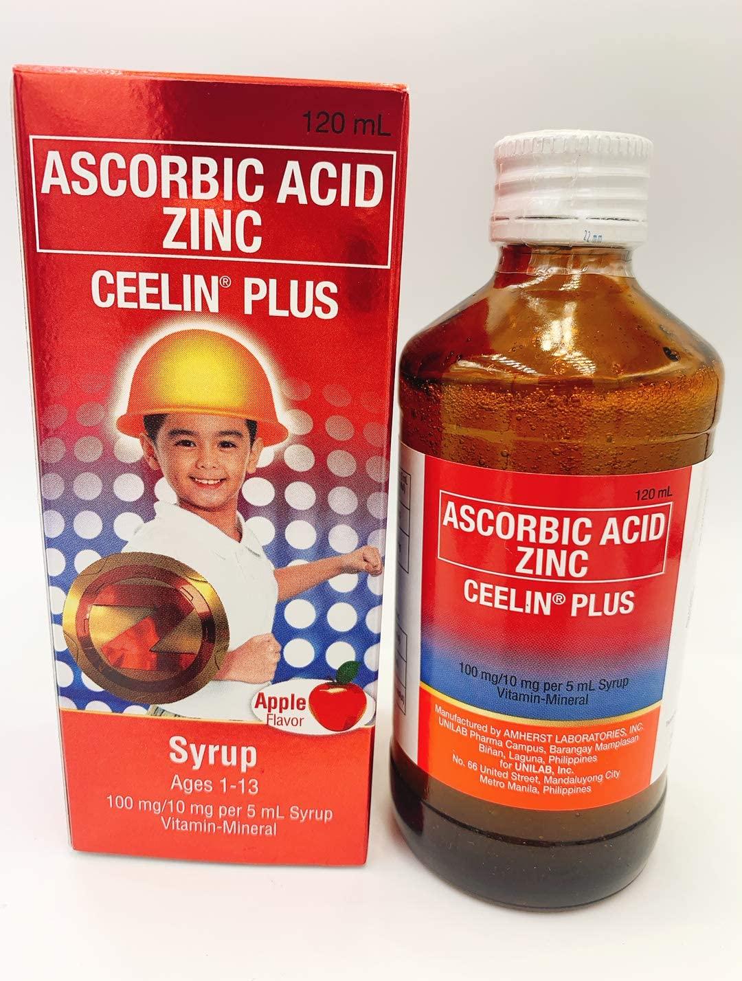 Ceelin Plus Syrup Ascorbic Acid w/Zinc 120ml