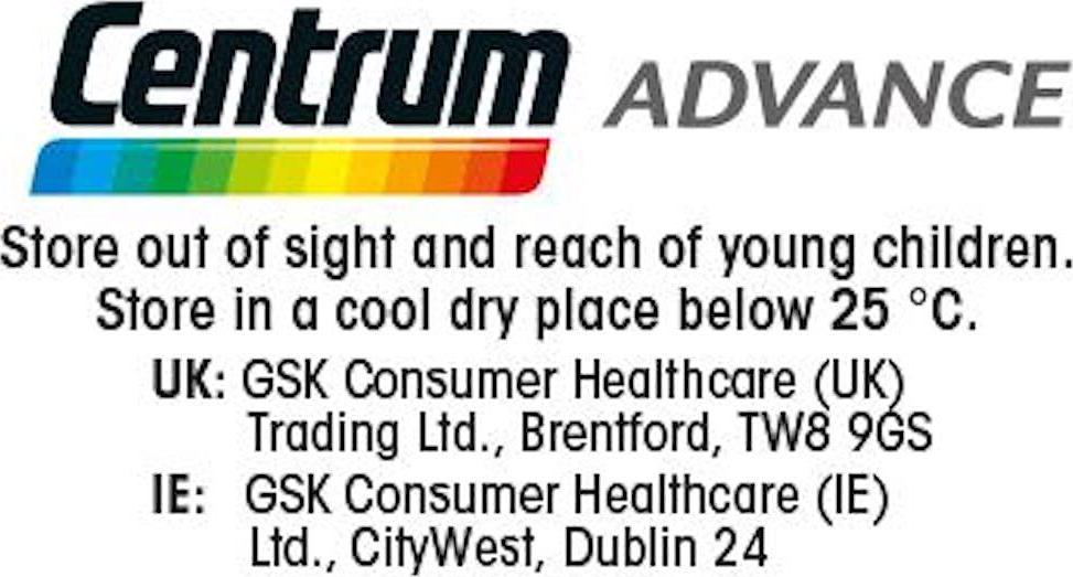 Centrum Advance Multivitamin and Mineral Tablets, Pack of 180