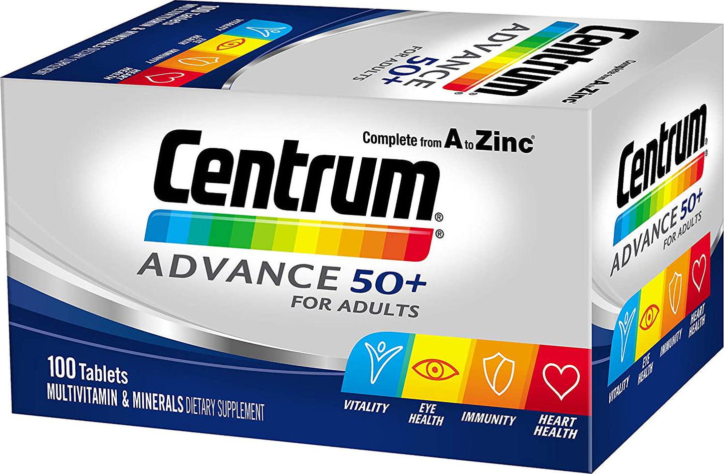 Centrum Multivitamins Advance 50+, 100 Count