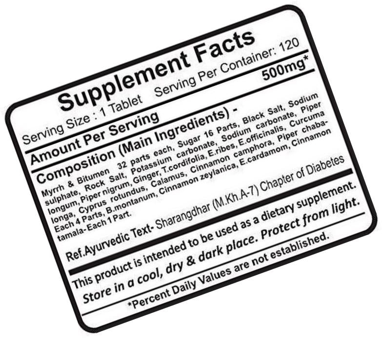 Chanderprabha Vati - 120 Tablets - 500mg - Planet Ayurveda (in USA)