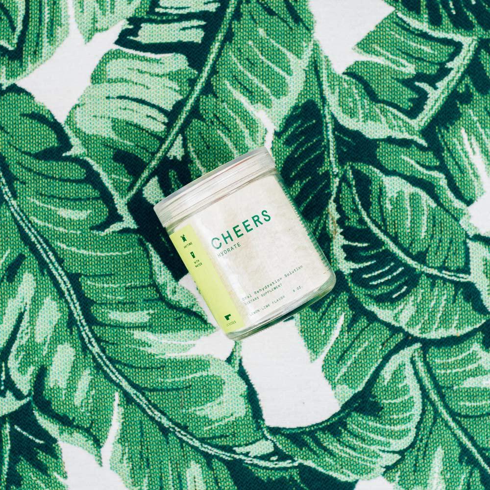 Cheers Hydrate ORS Electrolyte Powder- Electrolyte Supplement and Hydration Powder (24 Servings) - Hydration Electrolyte Supplement - Delicious Lemon/Lime