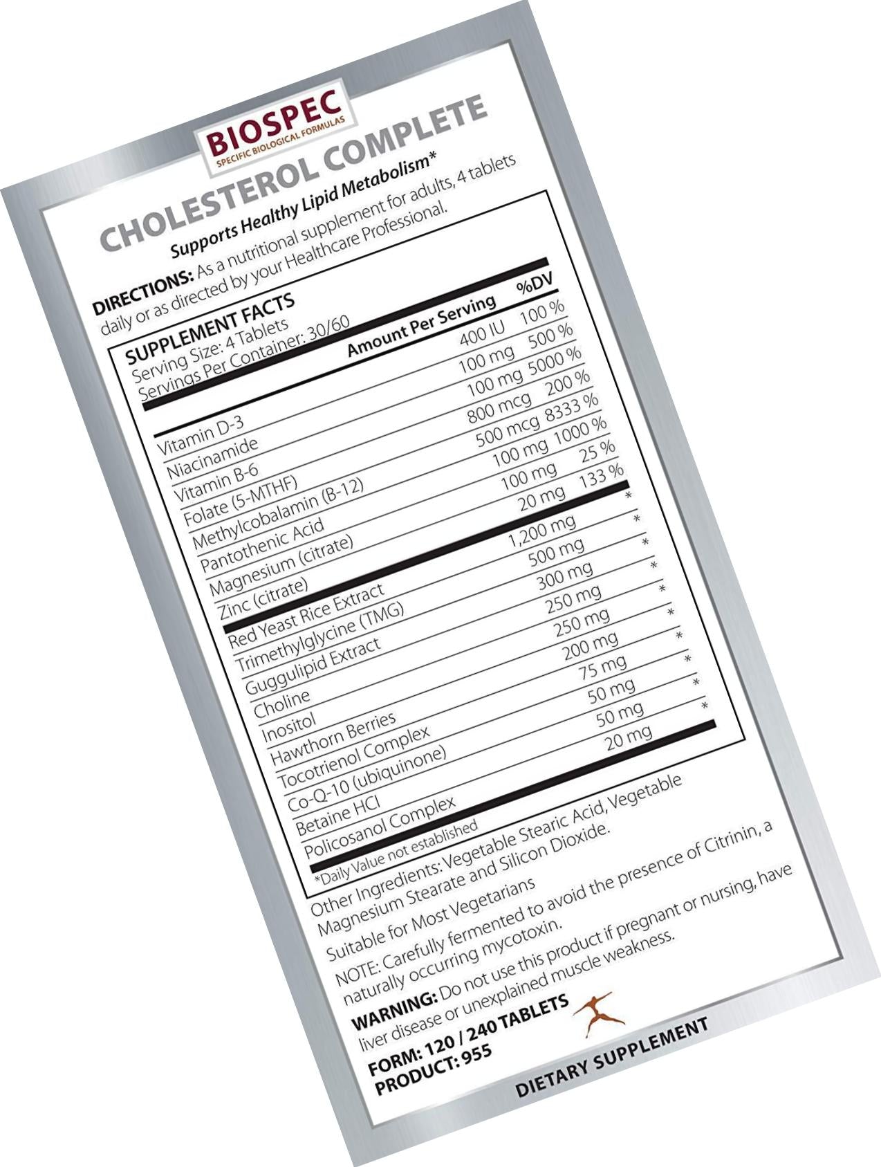 Cholesterol Complete 240 tabs