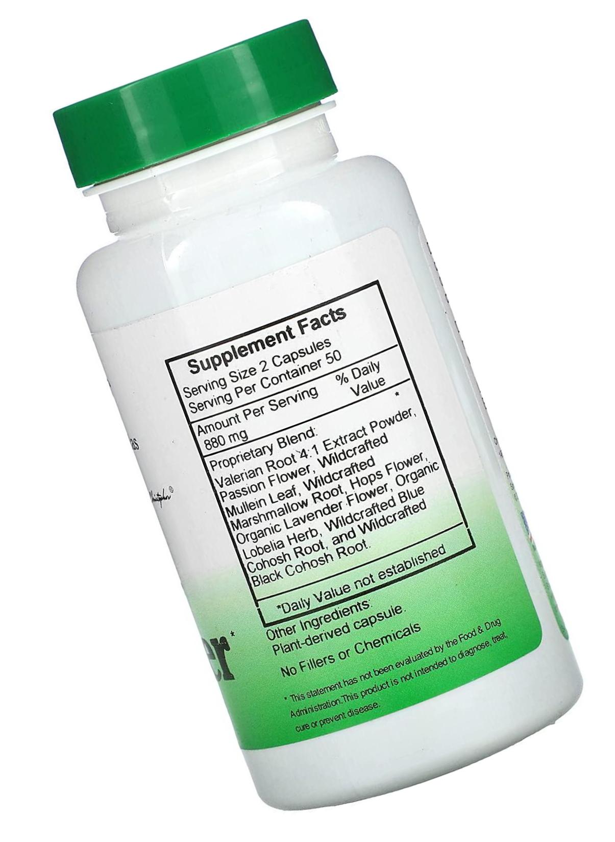 Christopher s Original Formulas Slumber 440 mg 100 Veggie Caps