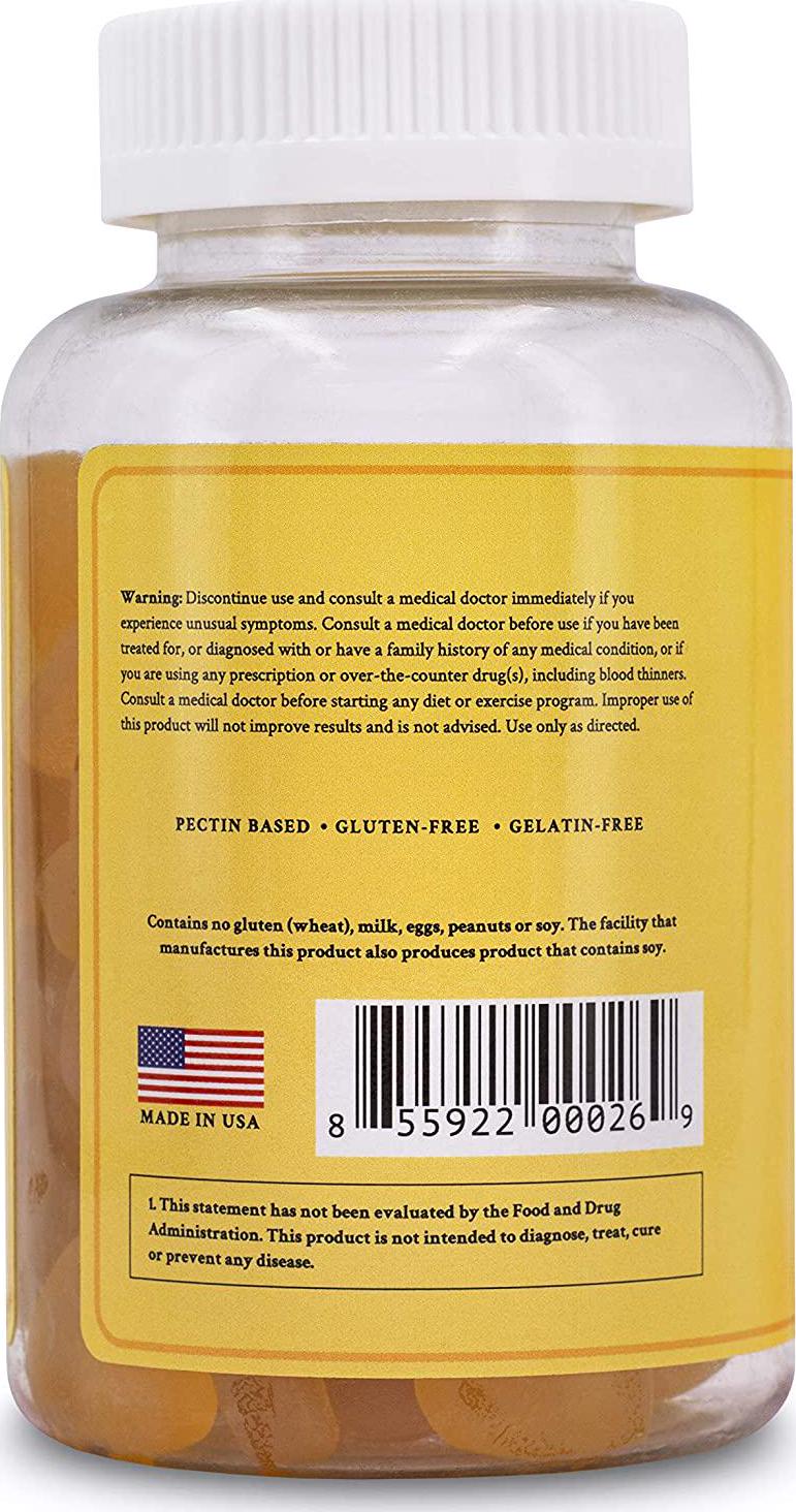 Collagen Gummies, Glamour Vitamins, Sweet Tropical Flavour Chewables, Easy to Ingest, Maintains and Promotes Healthy Hair Skin and Nails for Women, 60 Gummies