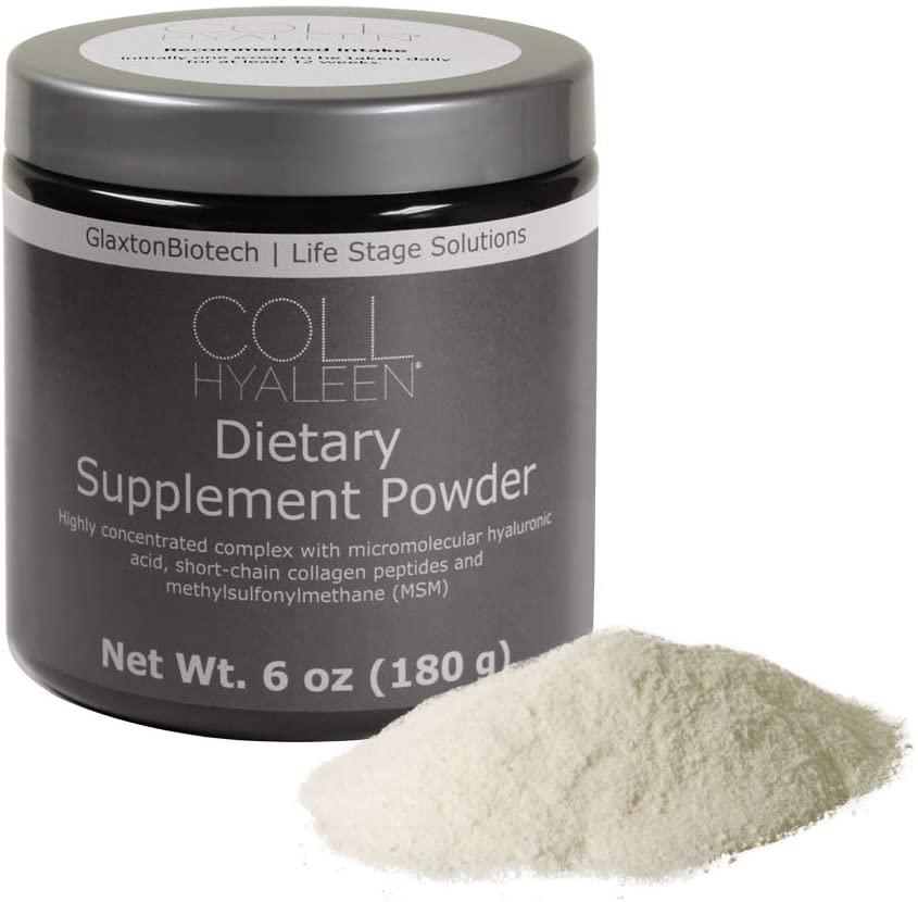 Collhyaleen Joint Health Supplement with Vegan Hyaluronic Acid MSM Methylsulfonylmethane Collagen Highly Dosed I Joint Support Powder MSM Hyaluronic-Acid Collagen Peptides I 180g Joint Supplement