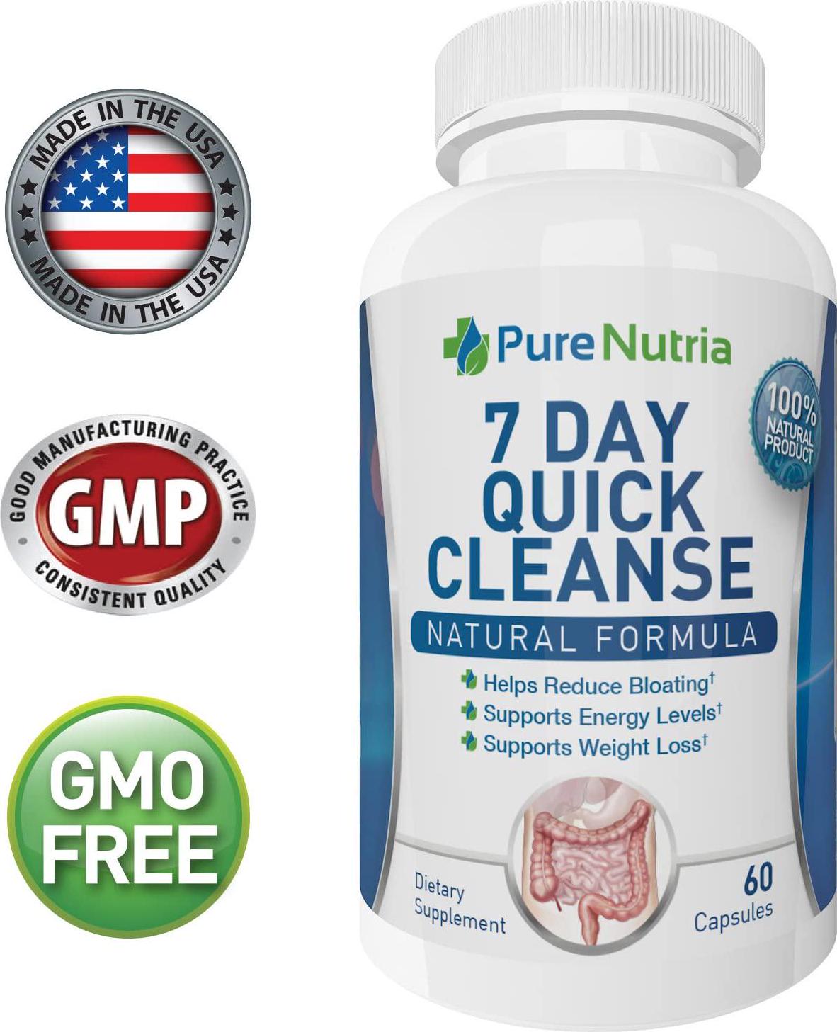 Colon 7 Day Cleanse - Supports Healthy Bowel Movements - Colon Cleanse Detox - Constipation Relief Supplement - Non GMO