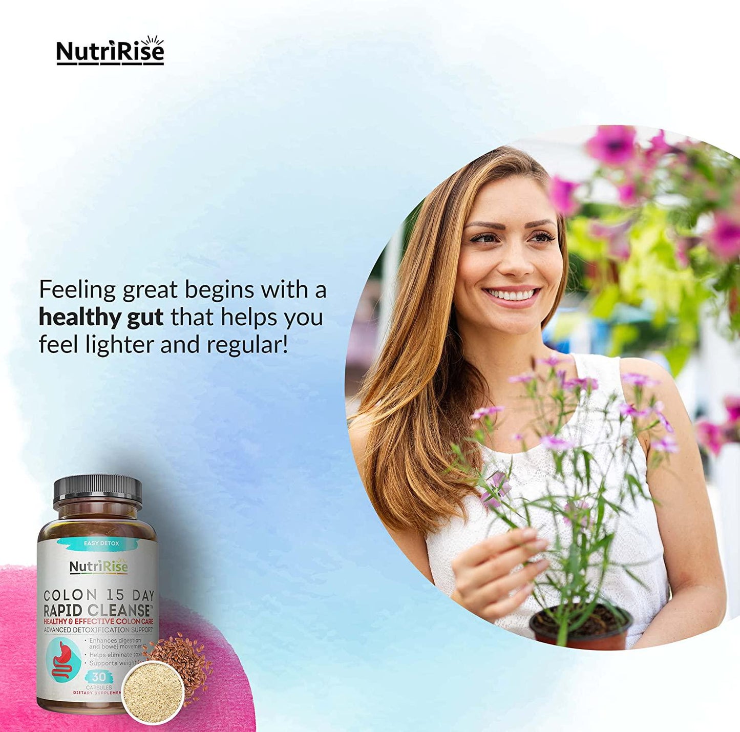 Colon Cleanser Detox for Weight Loss. 15 Day Fast-Acting Extra-Strength Cleanse with Probiotic and Natural Laxatives for Constipation Relief and Bloating Support. 30 Detox Pills to Detoxify and Boost Energy