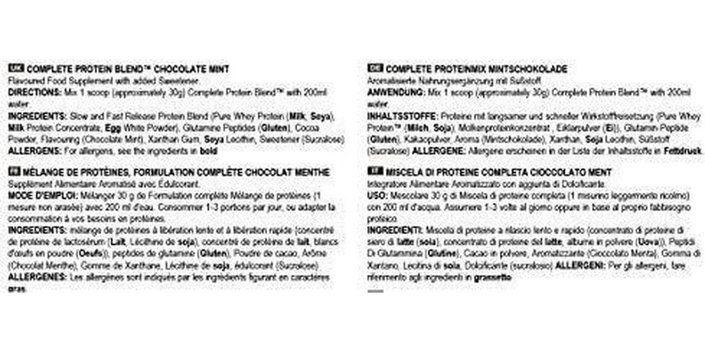 Complete Protein Blend Chocolate Mint 5kg