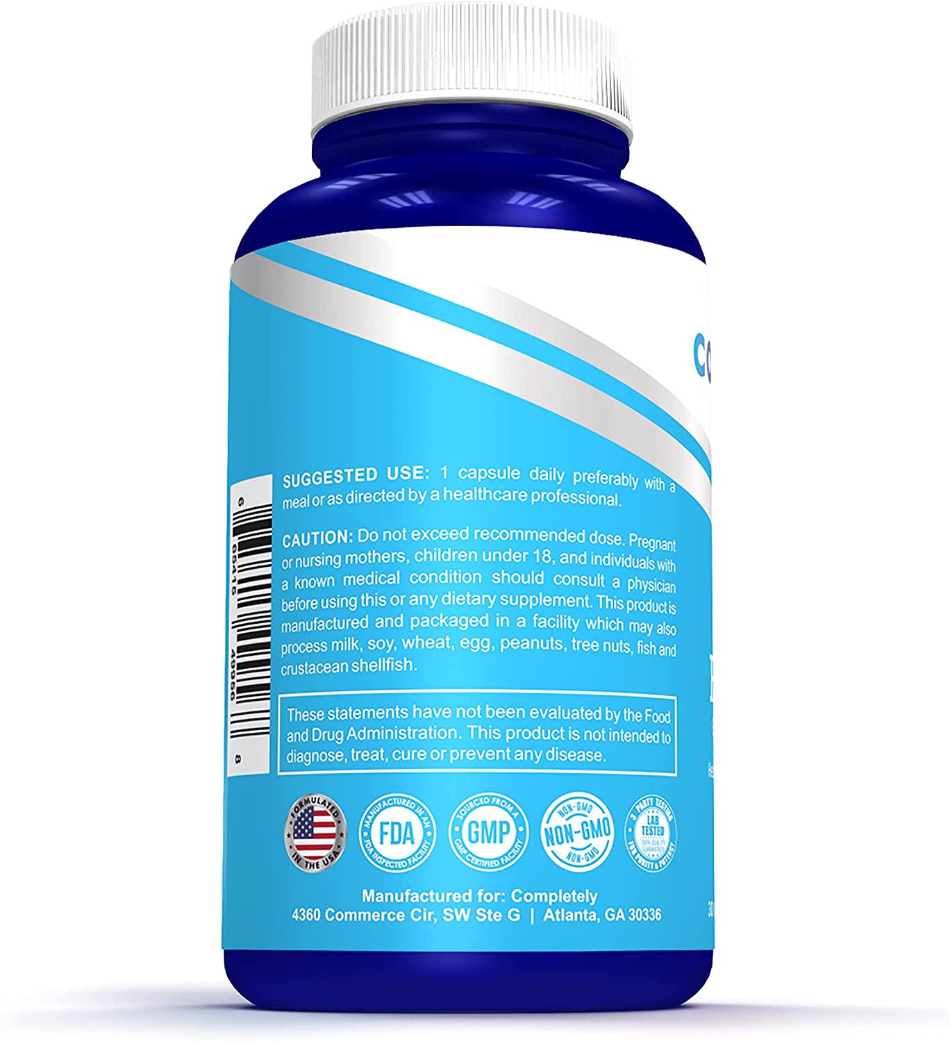 Completely 30 Billion CFU Guaranteed with 10 Strains Healthy Digestion Probiotic, Probiotics for Men, Women and Adults, Natural, Shelf Stable Probiotic, Non GMO