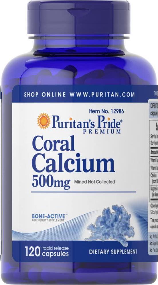 Coral Calcium 500mg 120 Rapid Release Capsules