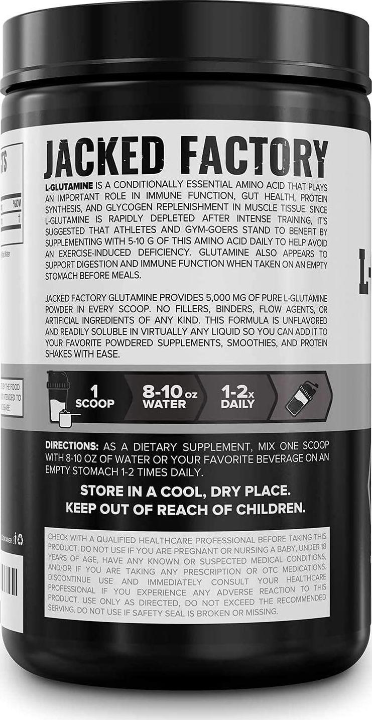 Creatine Monohydrate 85sv, BCAA Powder 30sv, L-Glutamine Powder 100sv - Unflavored