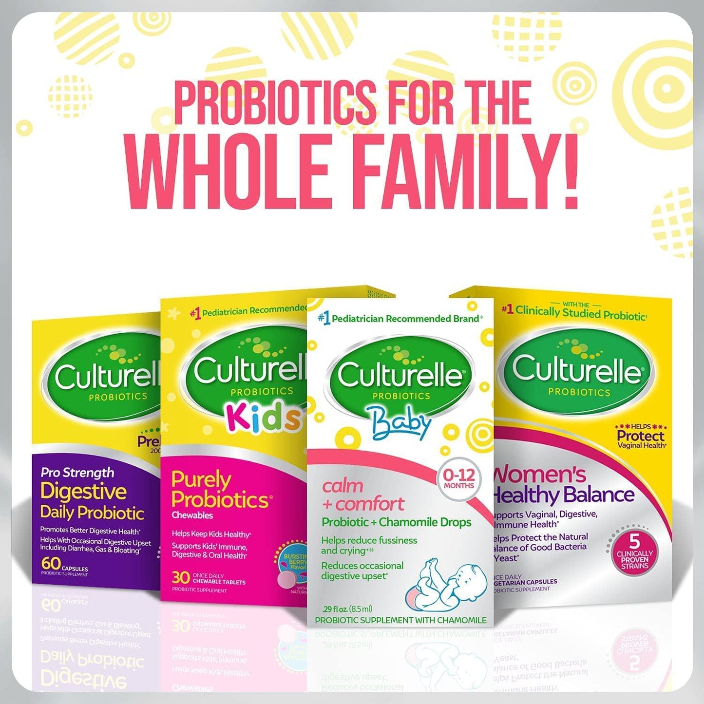 Culturelle Baby Calm + Comfort Probiotics + Chamomile Drops | Helps Reduce Occasional Infant Digestive Upset, 0.29 fl. oz. Drops