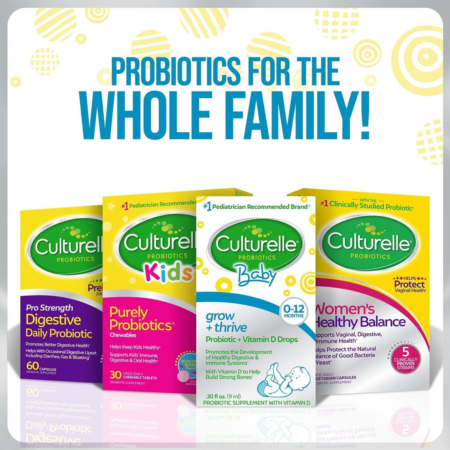 Culturelle Baby Grow + Thrive Probiotics + Vitamin D Drops | Supplements Good Bacteria Found in Breast Milk | Helps Promote a Healthy Immune System and Develop a Healthy Digestive System* | .30 fl. oz.