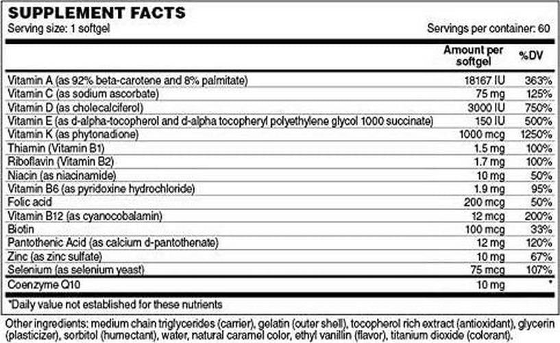 DEKA's Plus Softgels, 60 Count Each