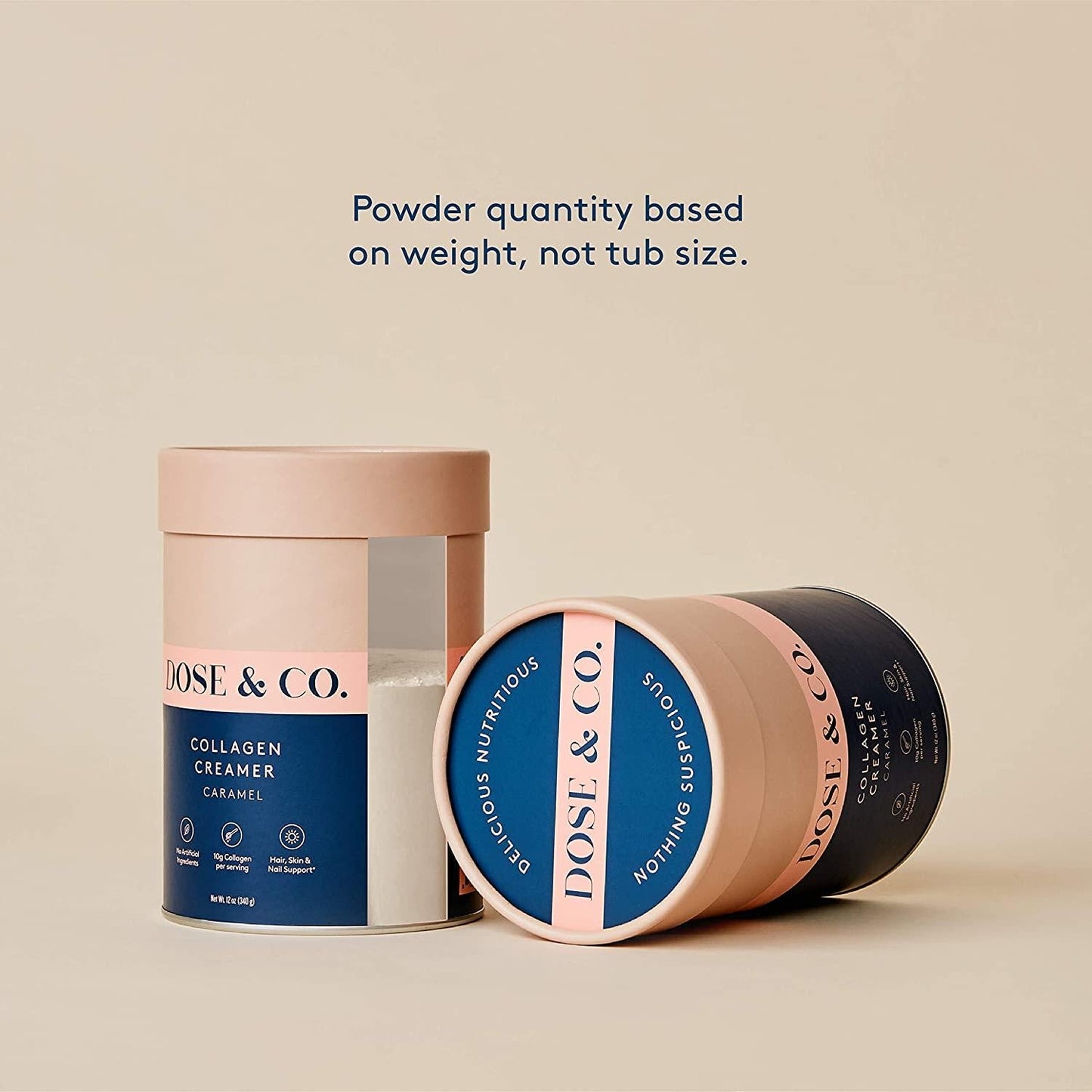 DOSE and CO Dose and Co Dairy Free Collagen Creamer (Caramel) 340g (11216)
