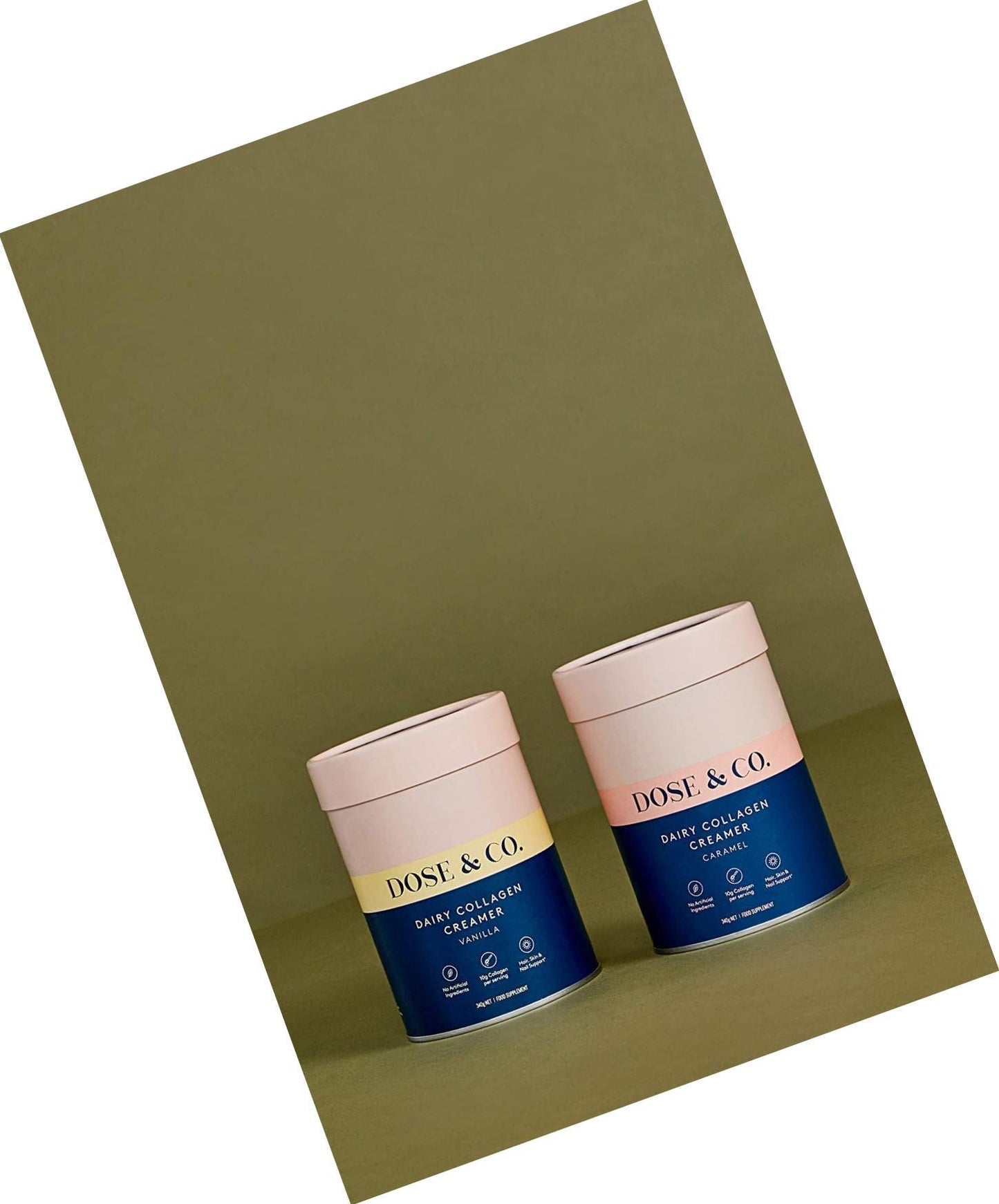 DOSE and CO Dose and Co Collagen Creamer (Caramel) 340g - Non-GMO, Gluten Free, Sugar Free Collagen Peptide, (11204)