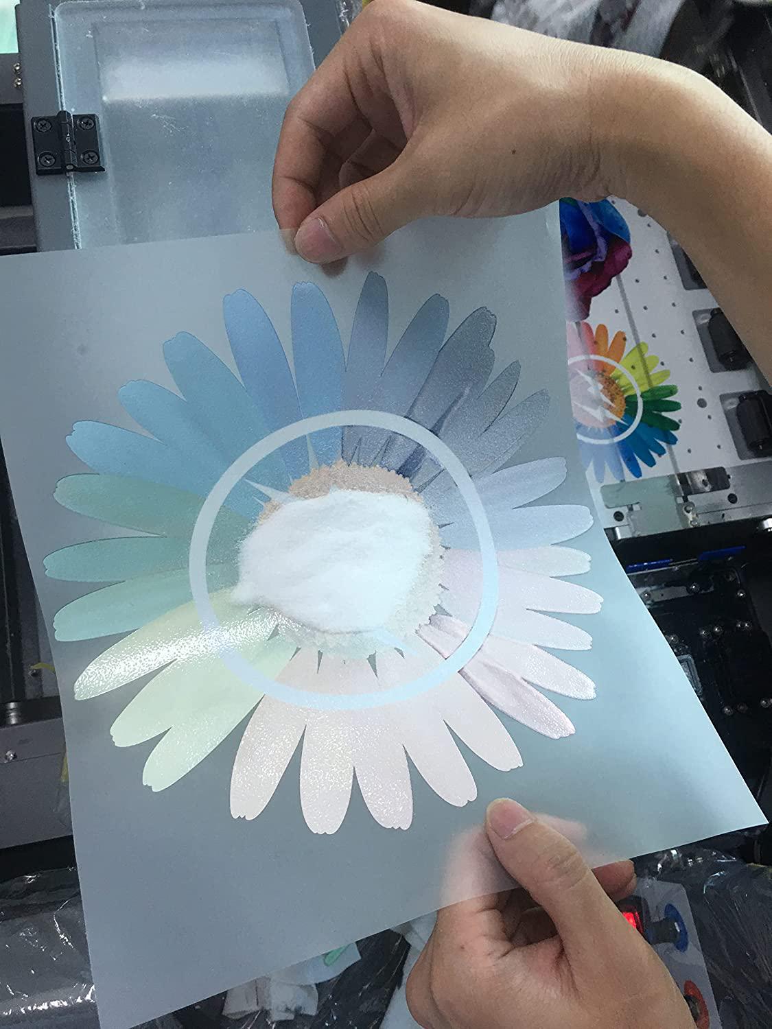 DTF Powder Direct to Film Digital Transfer Powder Pretreatment Powder hot melt Powder (600g/1.3LB)