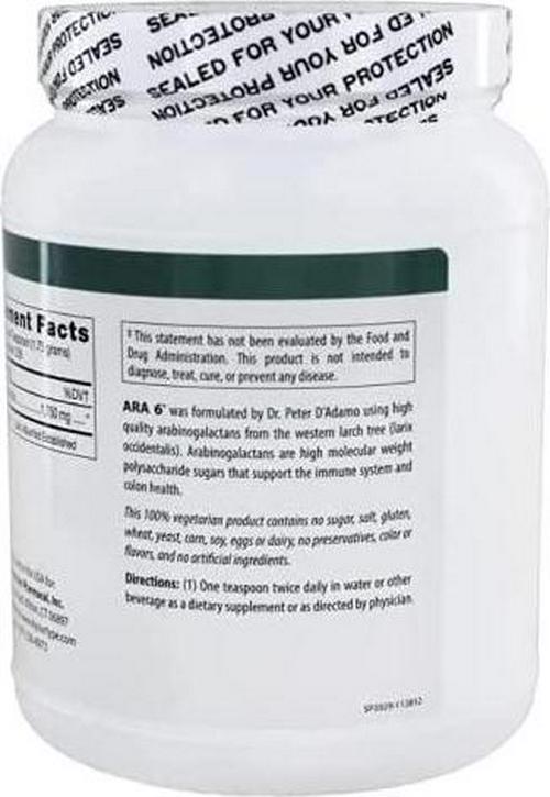 D'Adamo Personalized Nutrition ARA 6 Powder 1 lb