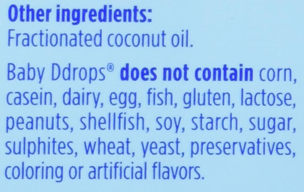 Ddrops Baby 400 Iu 90 Drops 0.08 Fluid Ounce (4 Pack)
