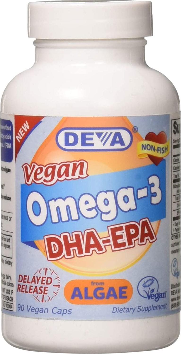 Deva Nutrition Deva Vegan DHA-EPA Delayed Release 90 Count