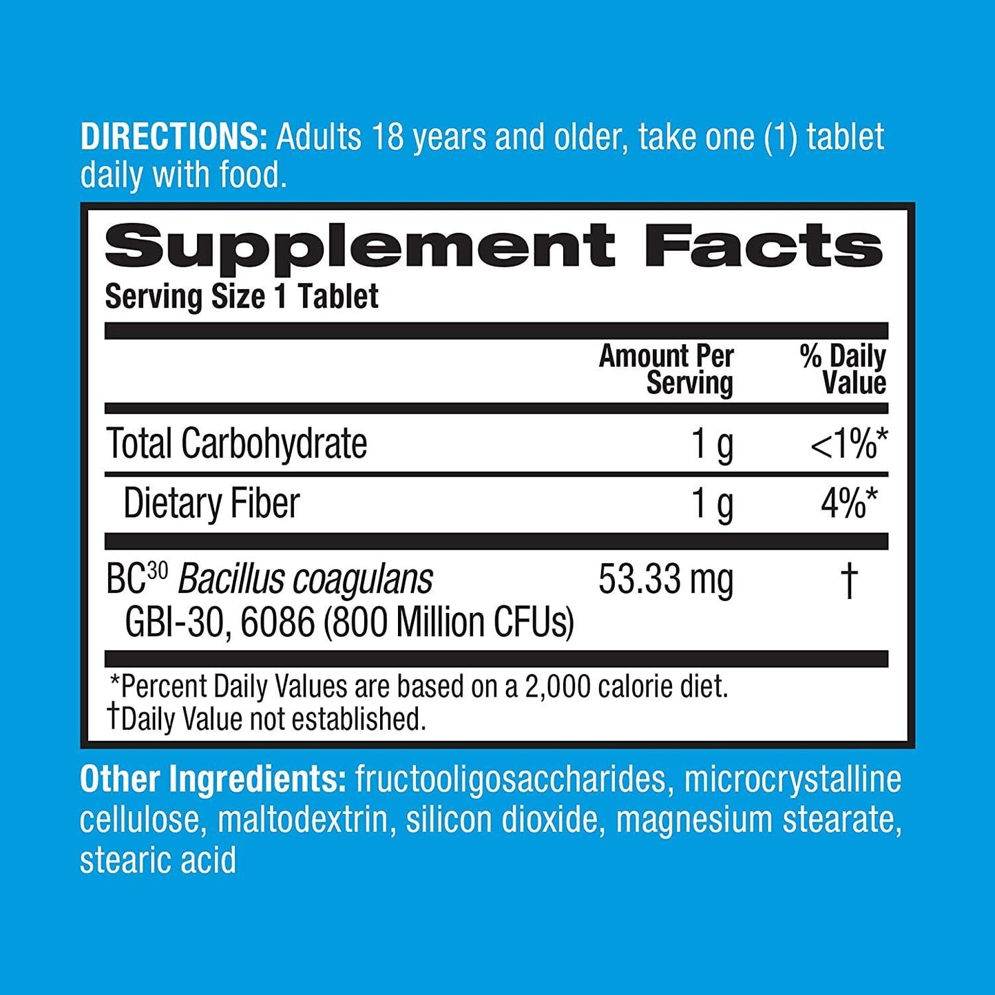 Digestive Advantage Probiotic Plus Prebiotic Fiber - Once Daily Tablets (24count In A Box), Gluten-free Probiotic, 24count (pack Of 36)