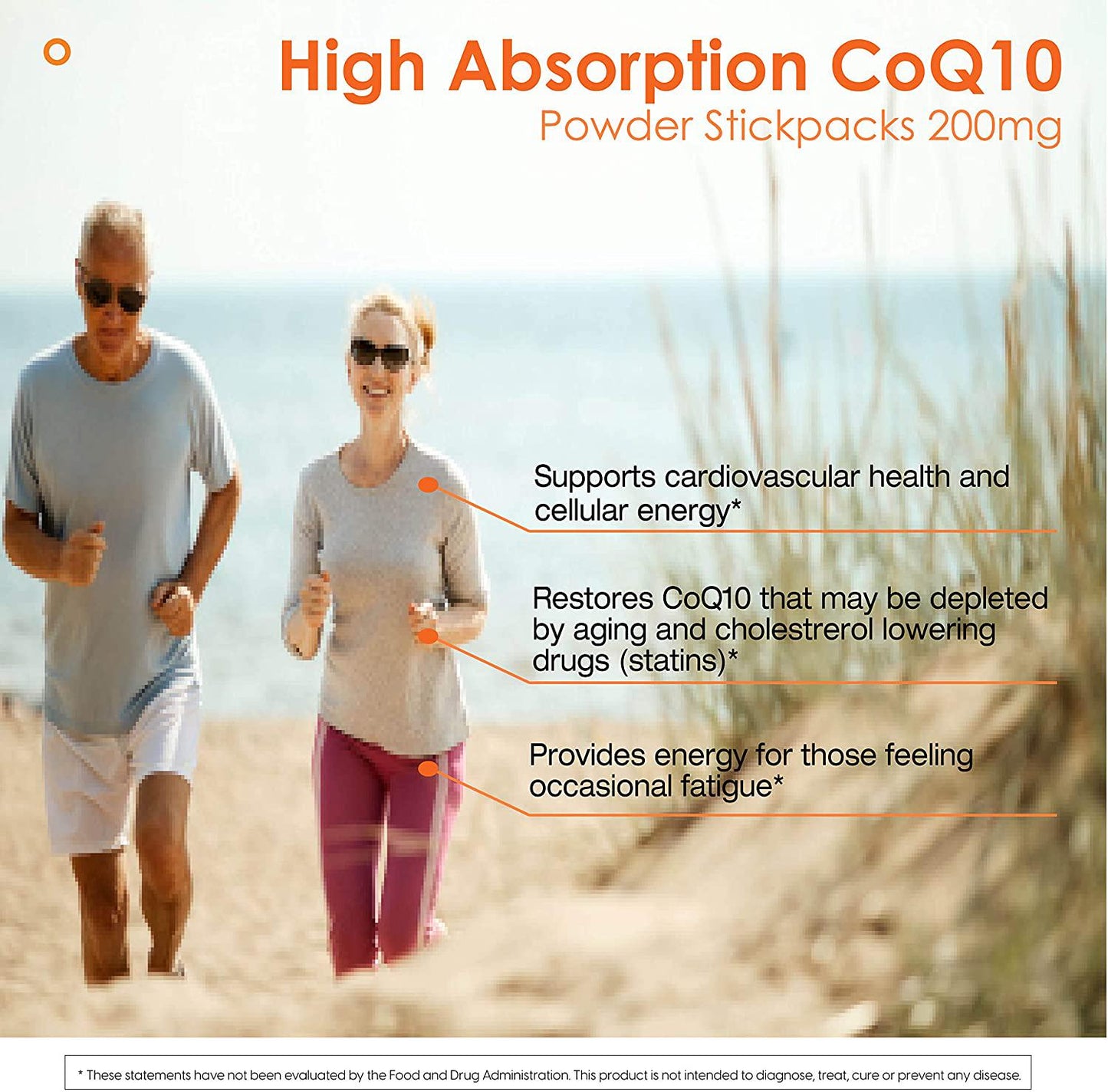 Doctor's Best Coq10 200mg Powder 30 Stick Packs, 4.7 Gram