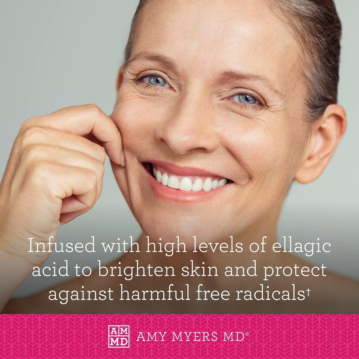 Dr Amy Myers Organic Reds Superfood Powder - Best Super Reds Powder with +13 USDA Certified Organic Ingredients - Contains Organic Beet Root Powder, Pomegranate, Raspberry + More - 30 Servings