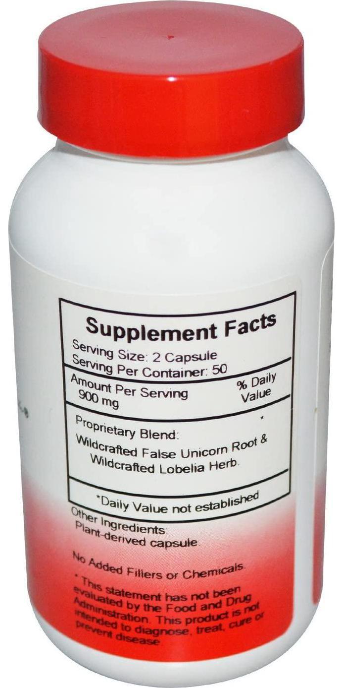 Dr. Christophers Formulas Cleanse False Unicorn and Lobelia, 100 Vegicaps