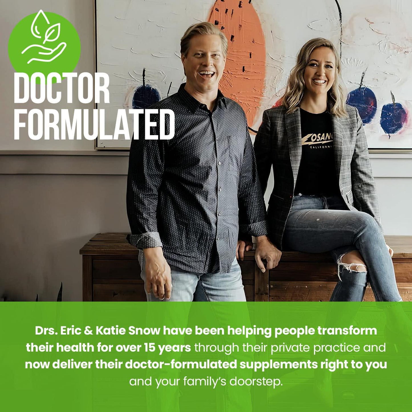 Dr. Eric Snow Green Power Dietary Supplement, Highly Absorbent Organic Green Superfood Capsules, 150 Capsules