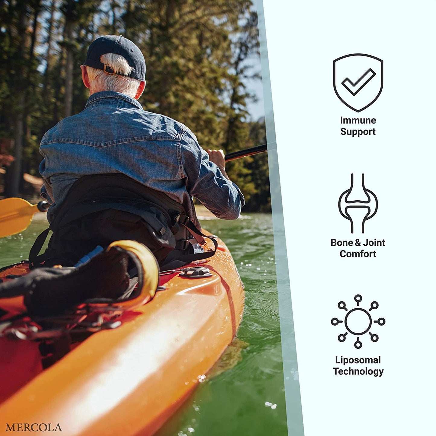 Dr. Mercola Liposomal Vitamin D3 10000 IU Day Dietary Supplement, 90 Servings (90 Capsules), Non GMO, Soy Free, Gluten Free